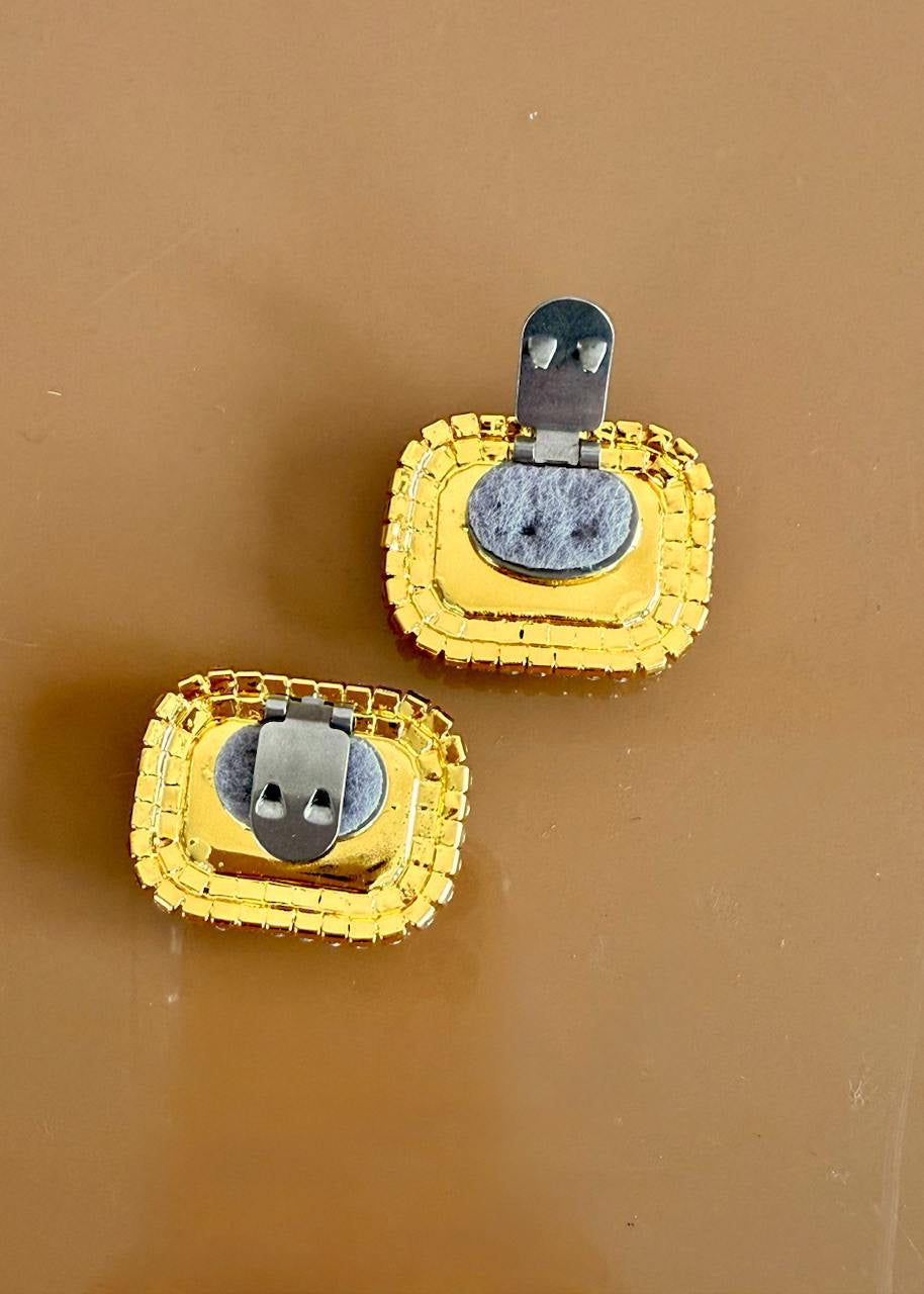 Schuhclip &#39;Solitaire&#39; Grün