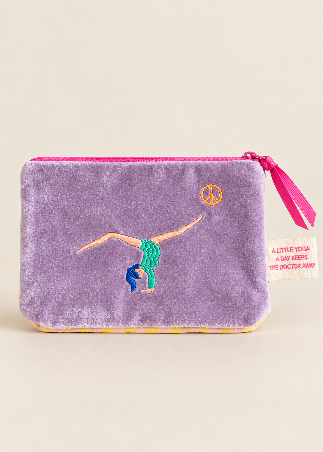 Kosmetik Täschchen 'Yoga' Lila