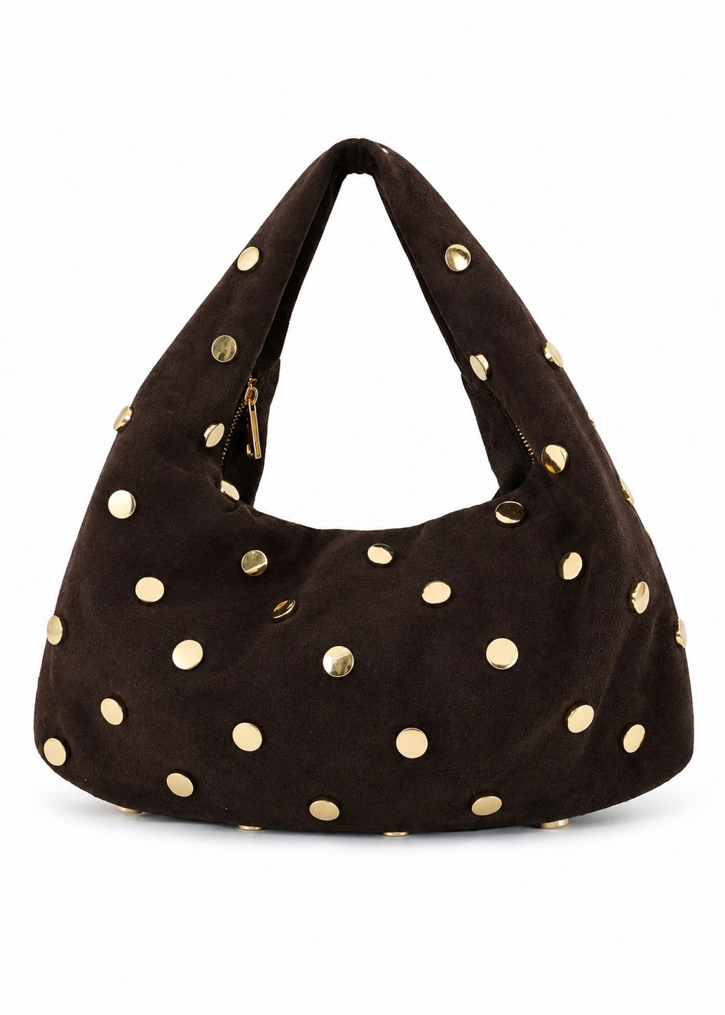 Tasche mit Nieten 'Braun'