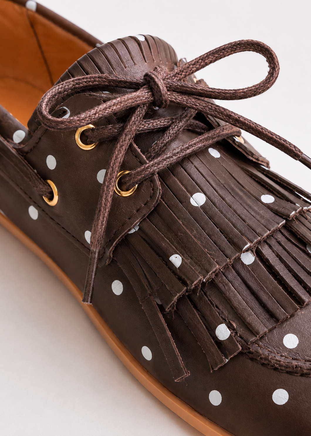 Loafer mit Fransen 'Polka-Dots'