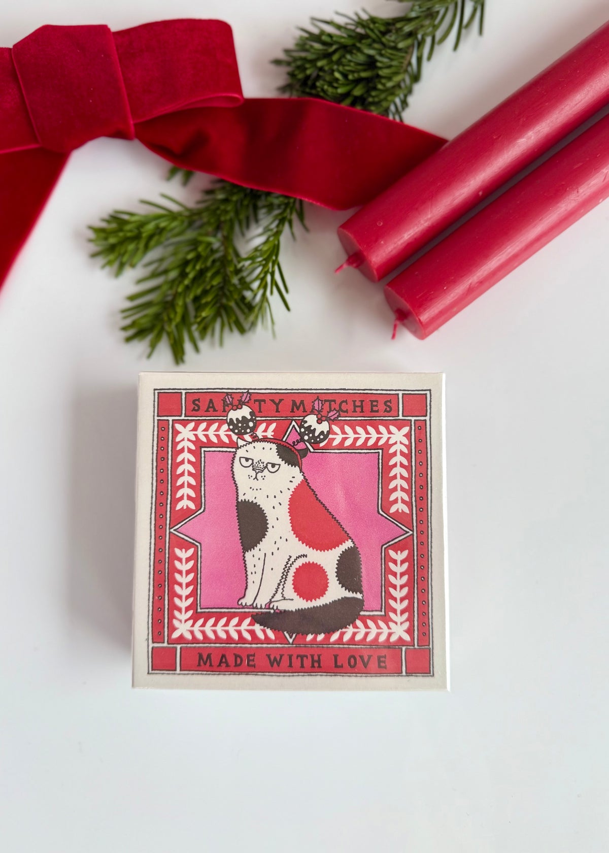 Streichhölzer Weihnachtskatze