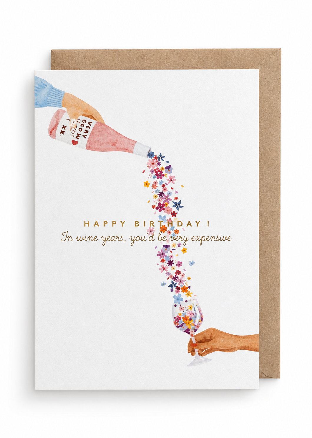 Karte 'In wine years..Happy Birthday!