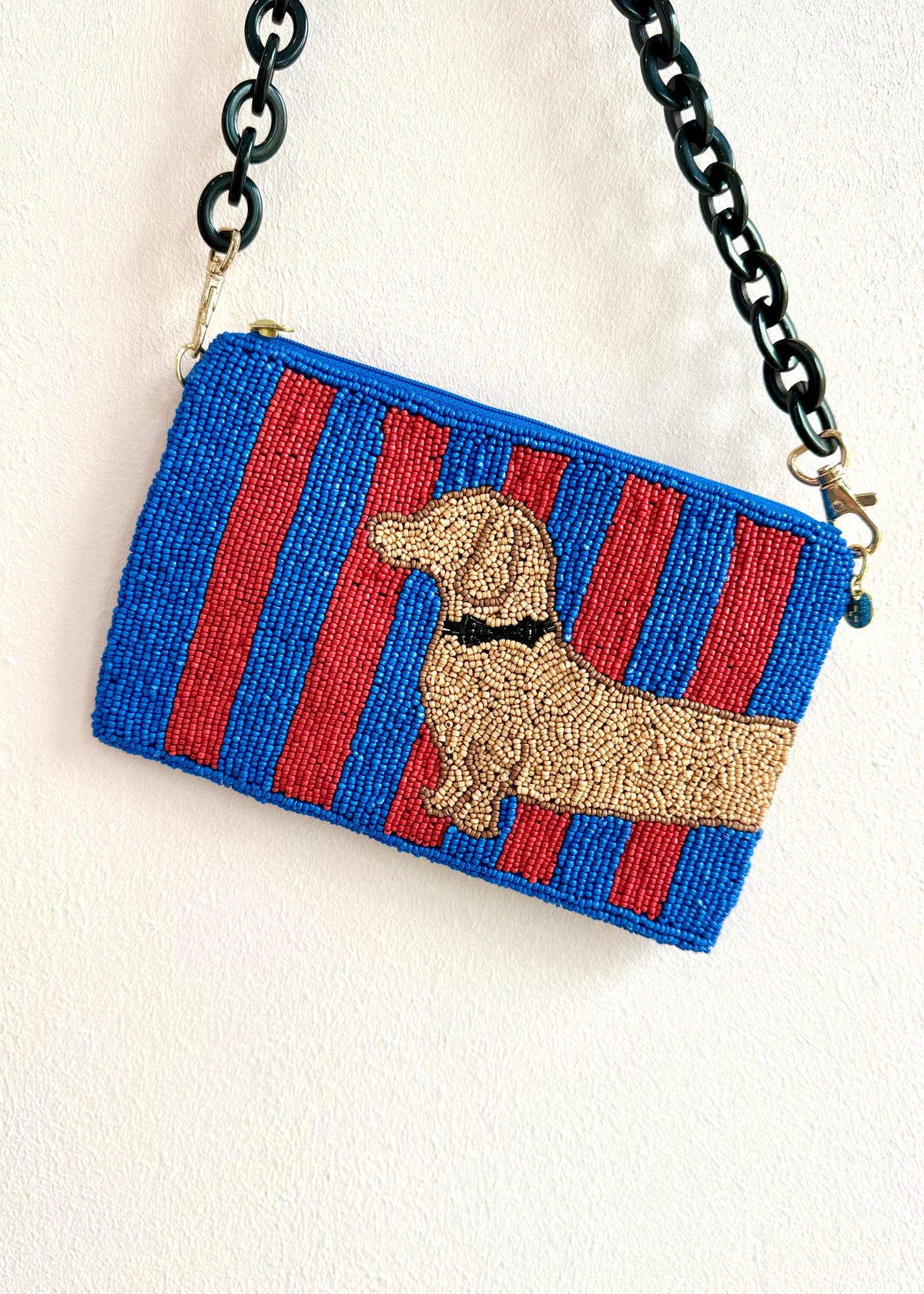 Schultertasche 'Dackel'