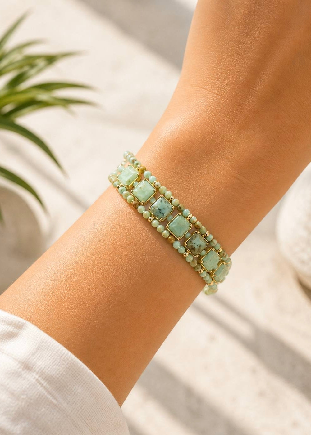 Armband breit 'Türkis'