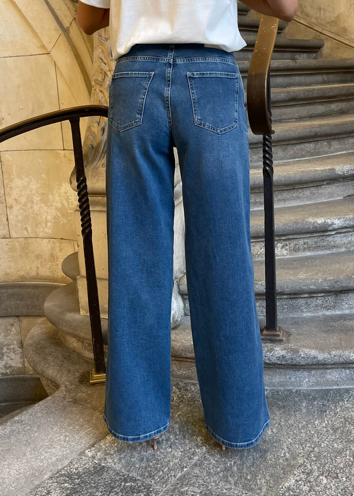 Jeans Mid Waist Flared