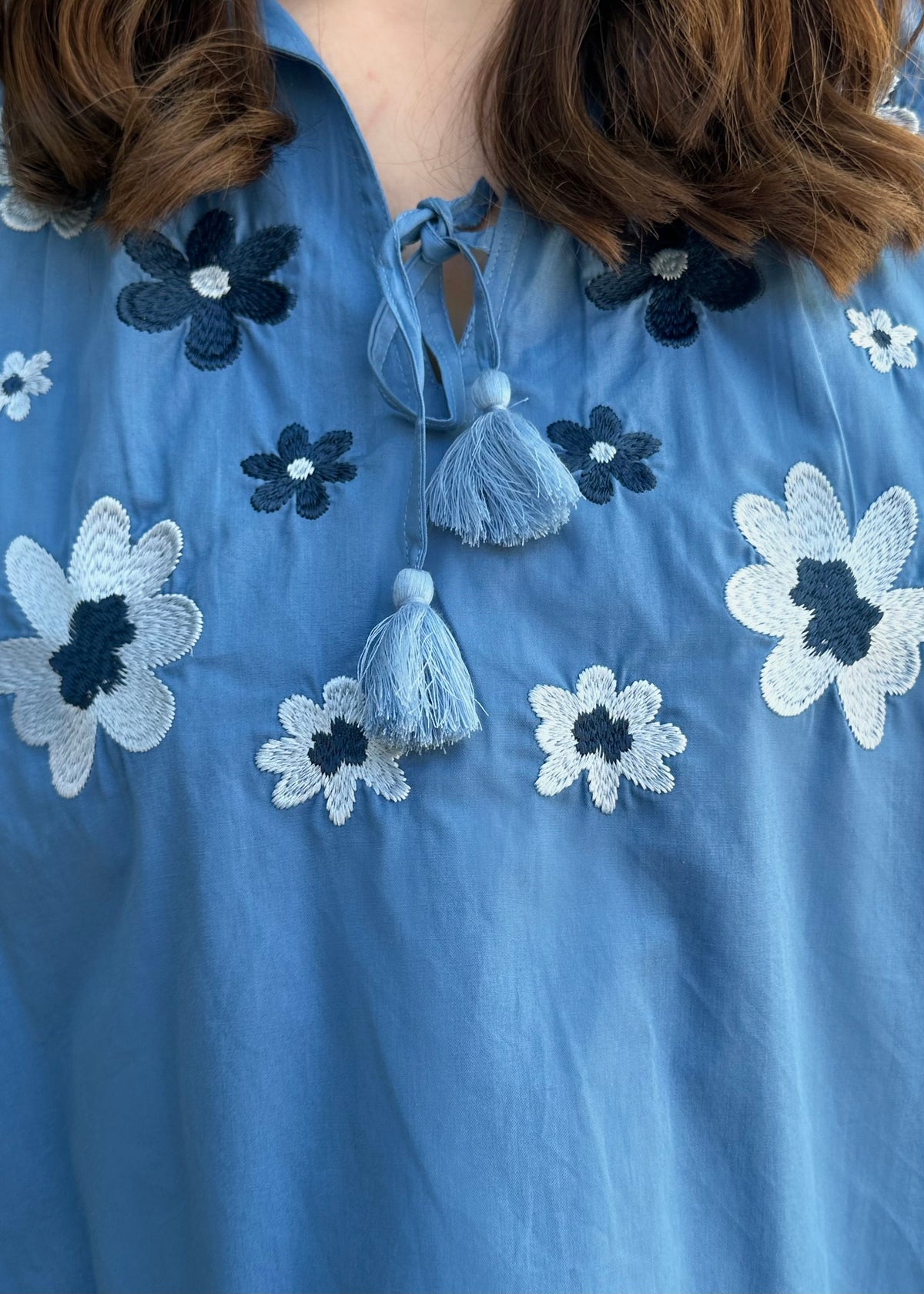 Boho-Bluse &#39;Blume&#39;