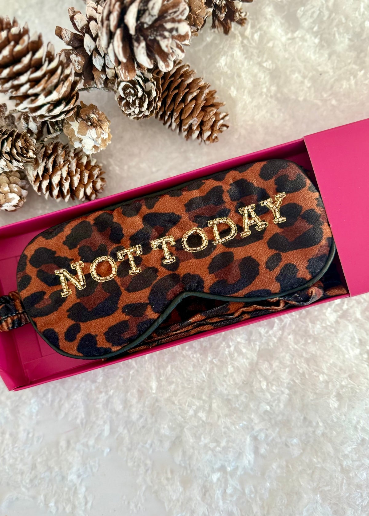 Luxus Schlafmaske 'Not Today'
