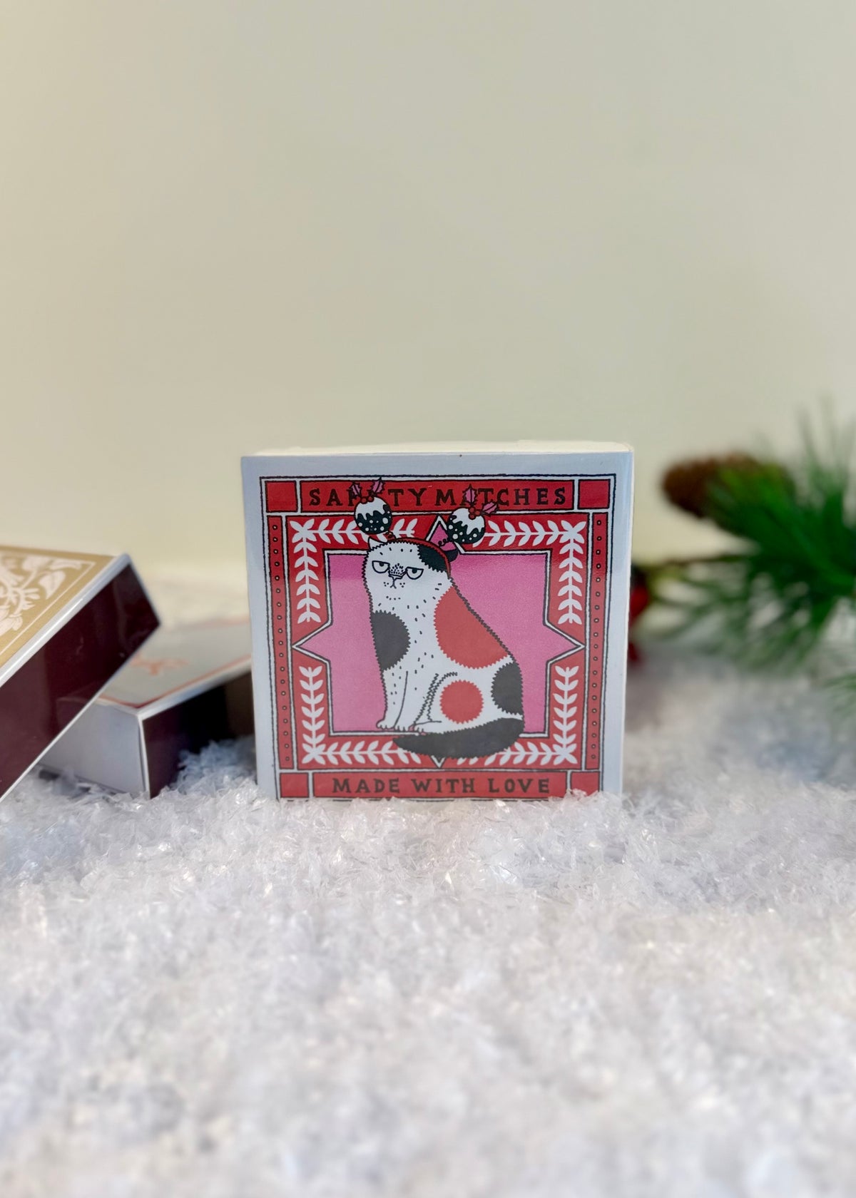 Streichhölzer Weihnachtskatze