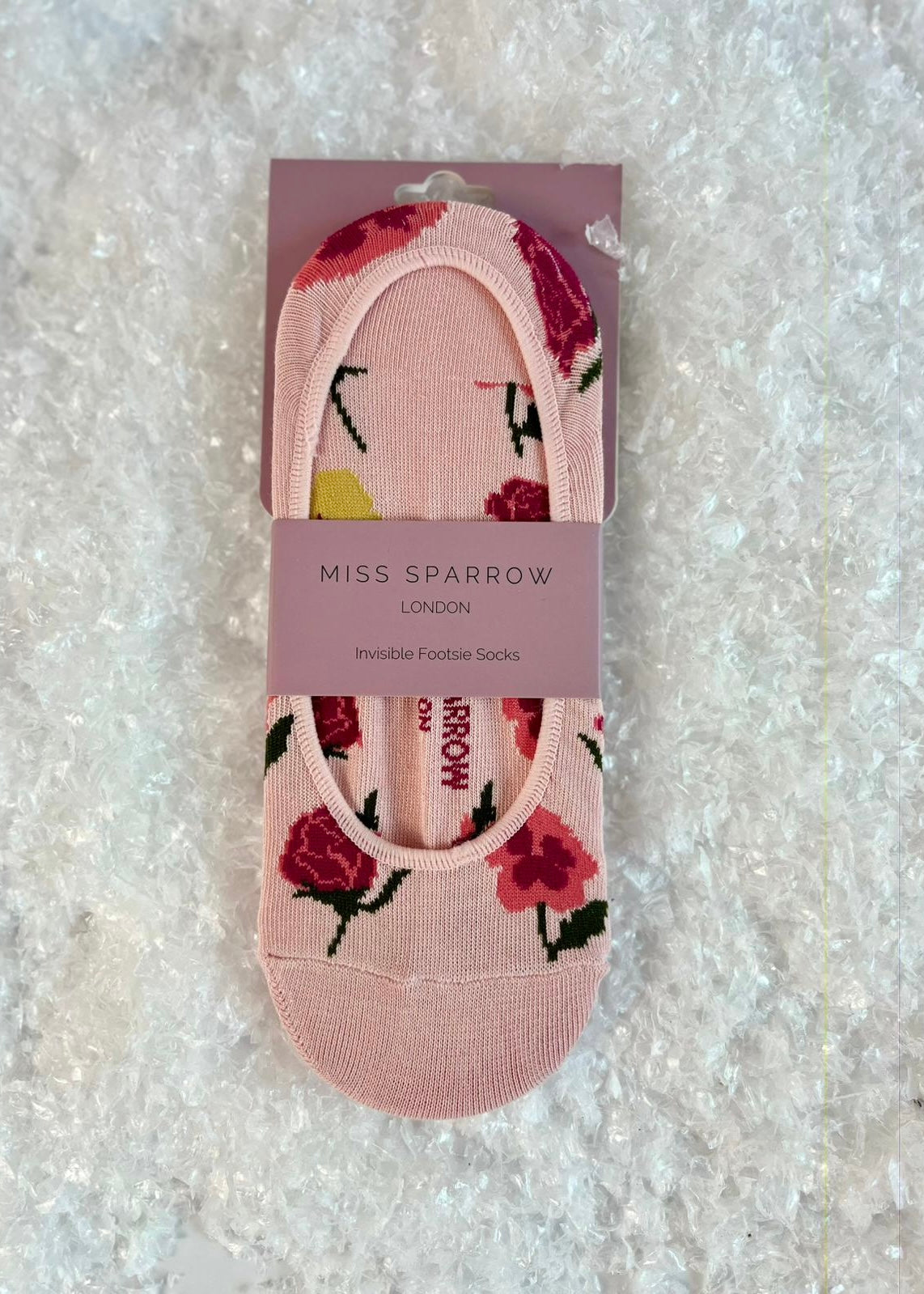 Füßlinge 'Blumen' Rosa