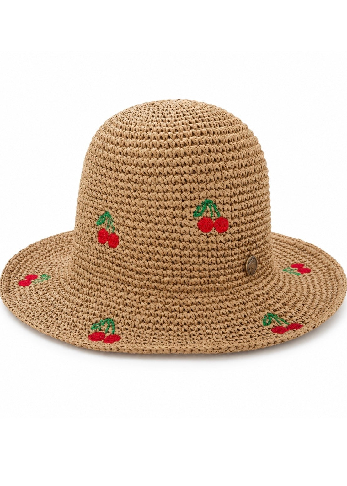 Basthut 'Kirsche' Beige