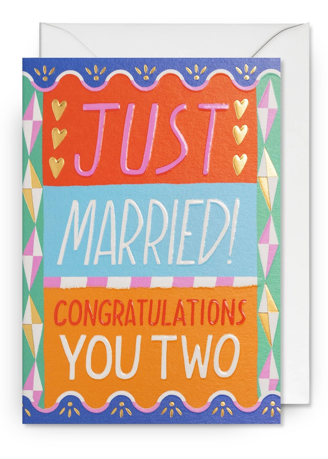 Karte 'Just Married!'