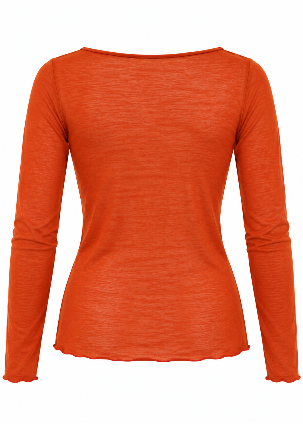 Longsleeve Kaschmir Blend 'Rost'