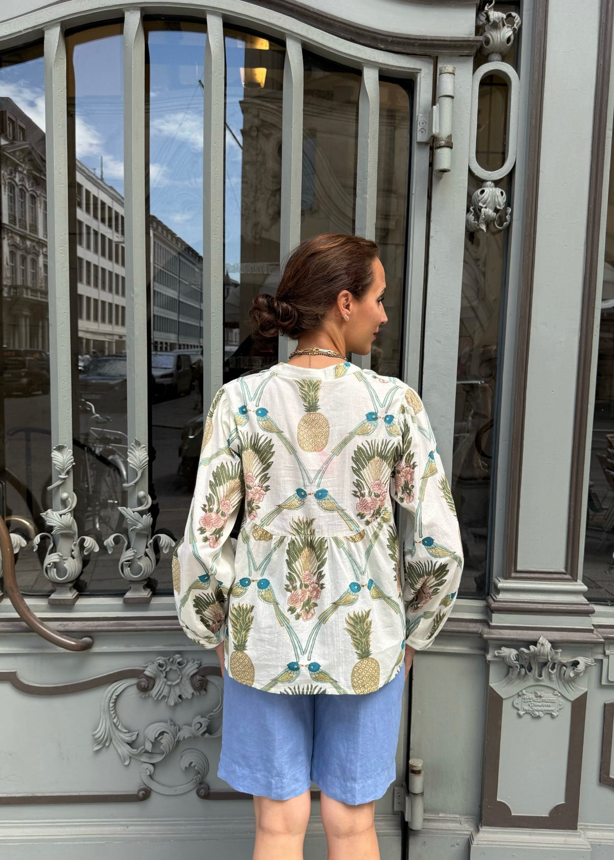 Bluse &#39;Paradies&#39; Beige