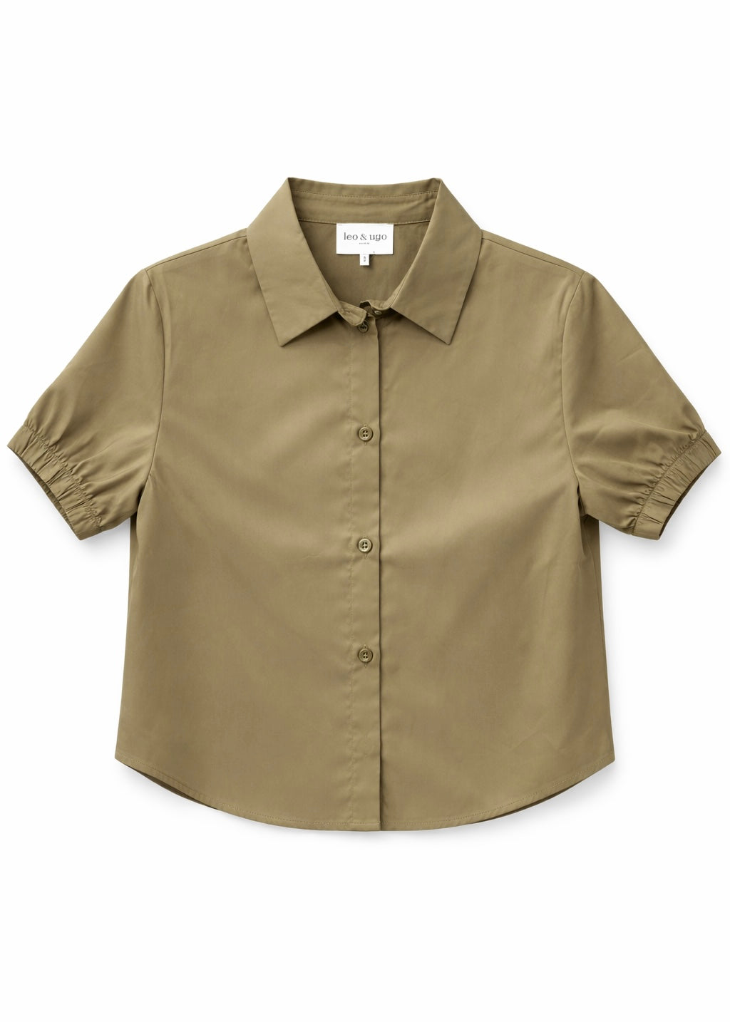 Bluse Kurzarm 'Khaki'