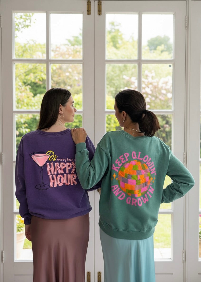 Sweatshirt 'Keep Glowin'