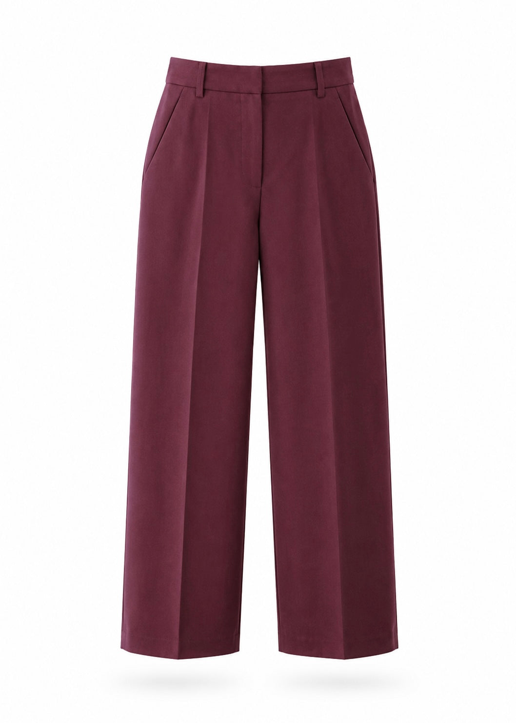 Hose mit Bundfalte 'Bordeaux'