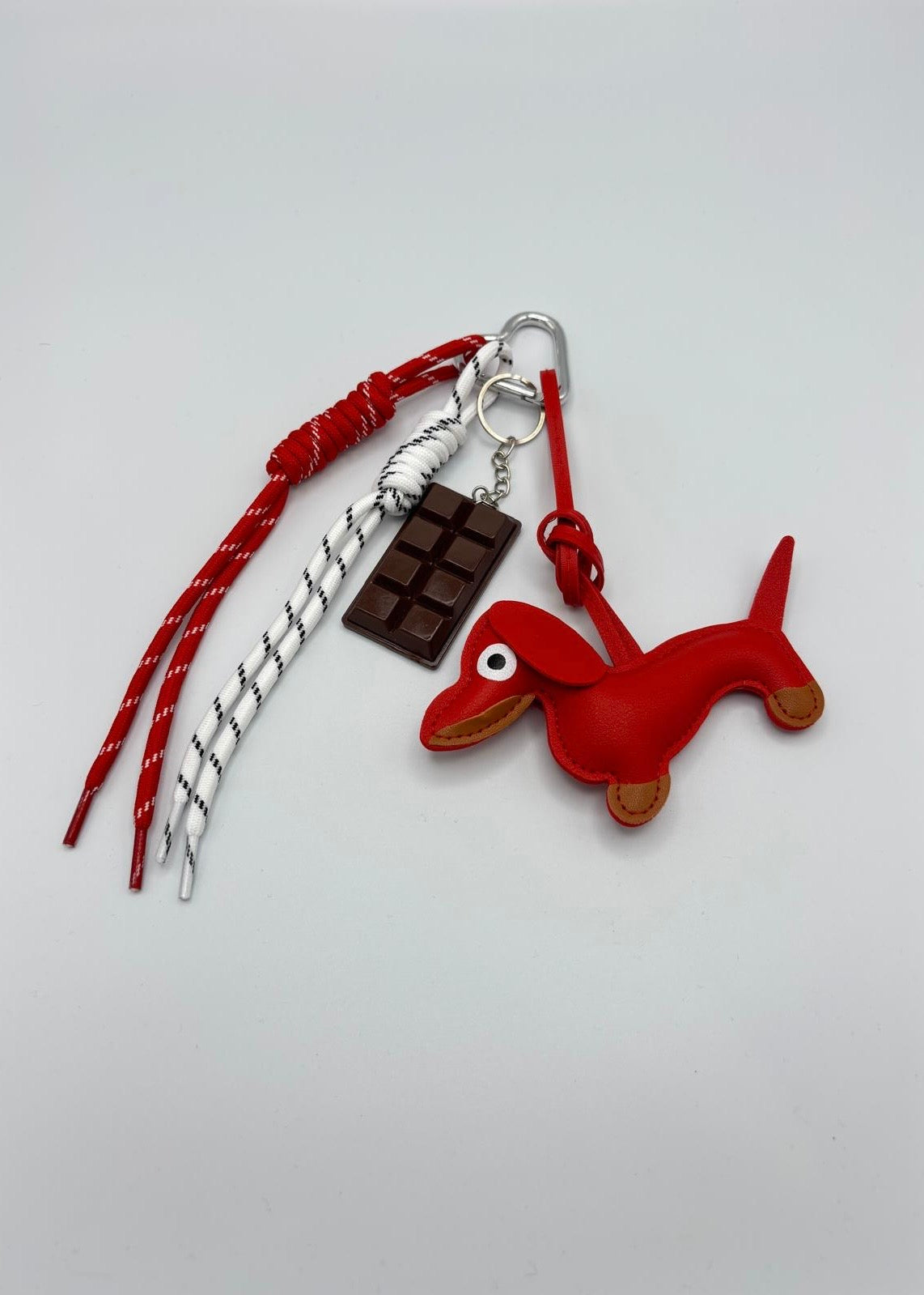 Schlüsselanhänger Dackel Rot