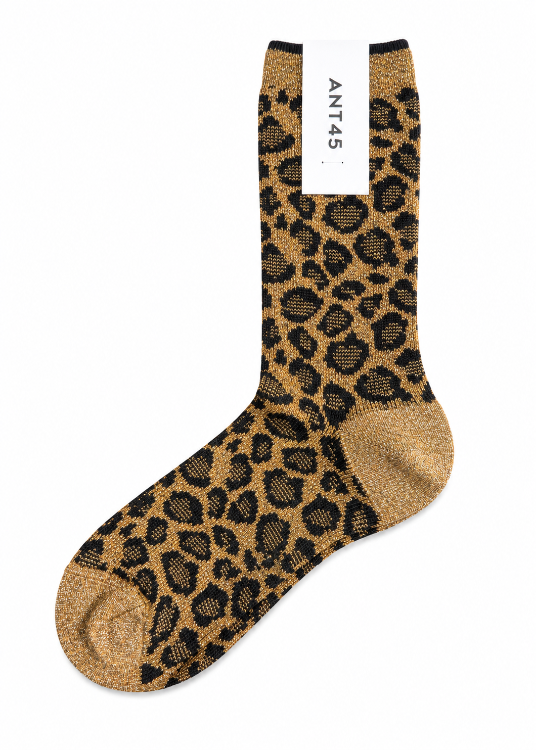 Socken mit Lurex 'Leo-Gold'
