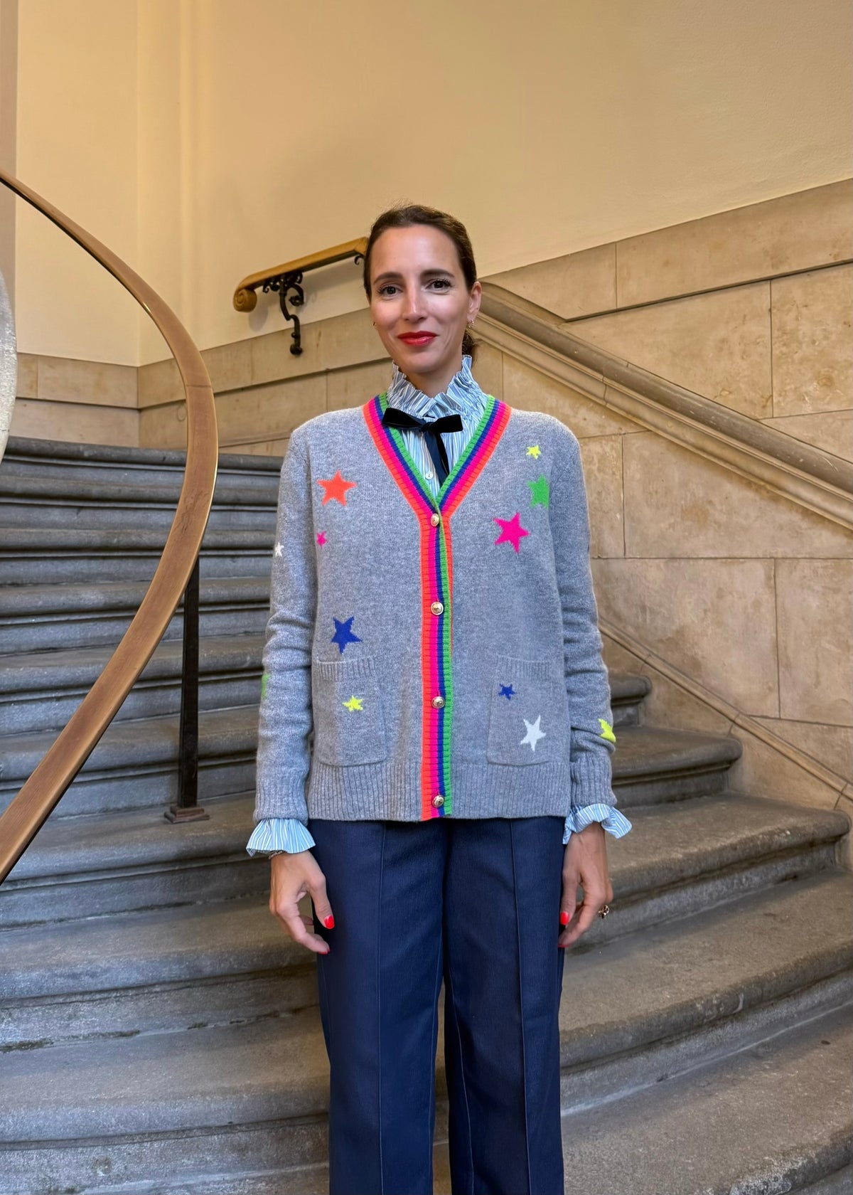 Cardigan &#39;Rainbow-Stars&#39;