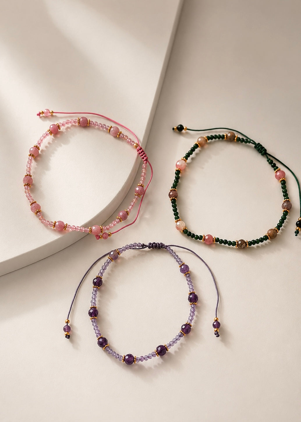 Armband S 'Rosenquartz'