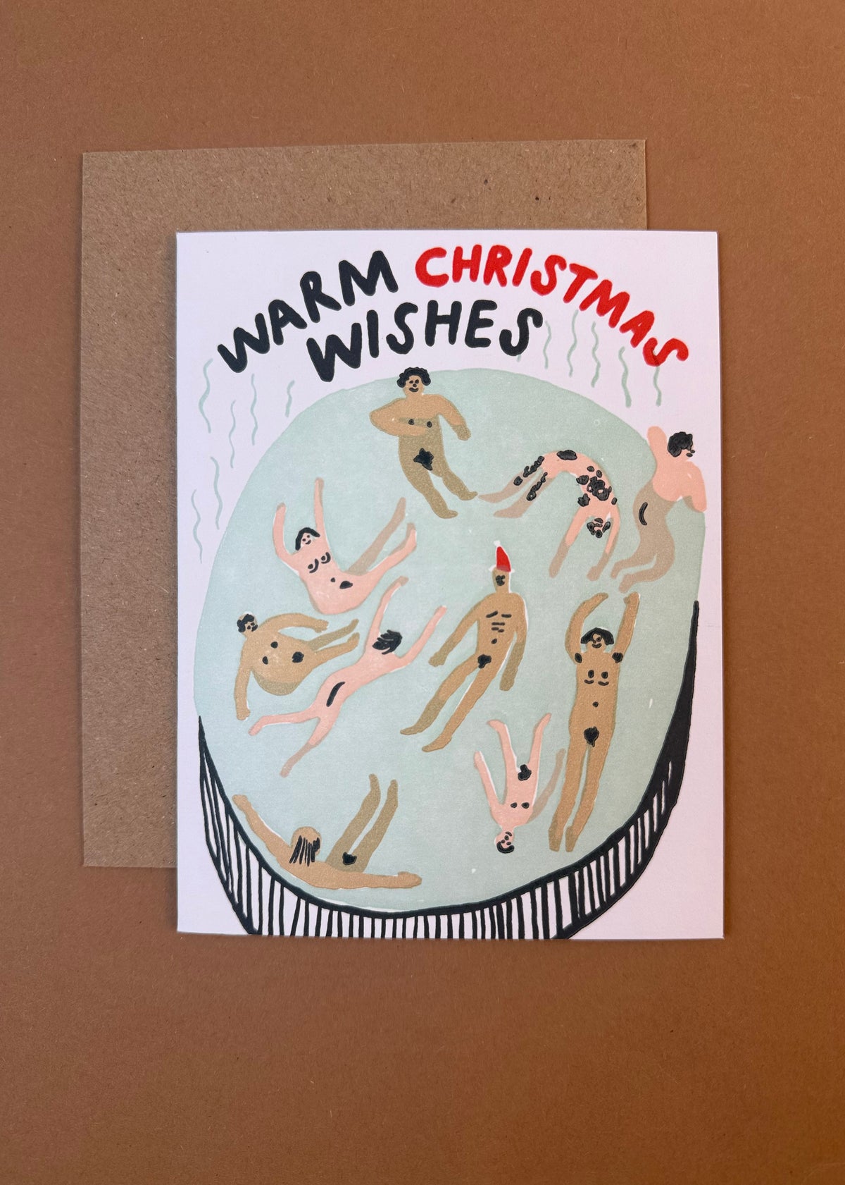 Karte 'Warm Christmas Wishes'