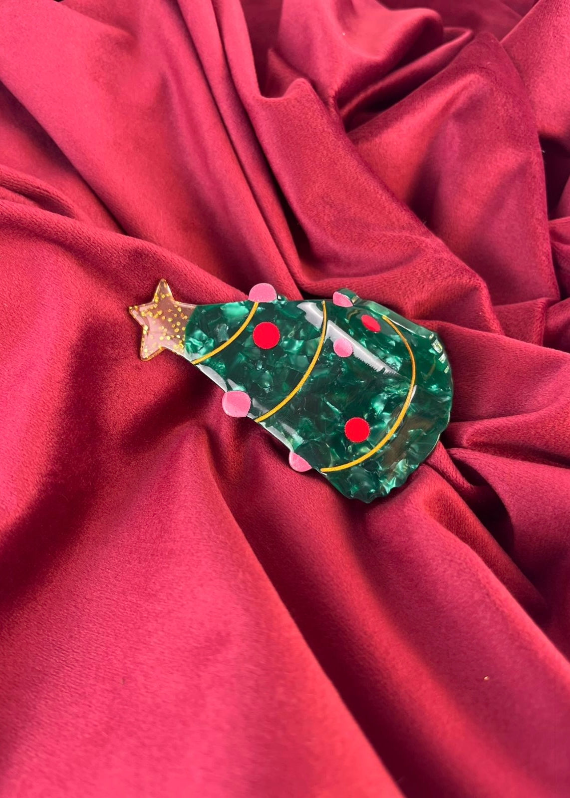 Haarklammer 'X-Mas Tannenbaum'