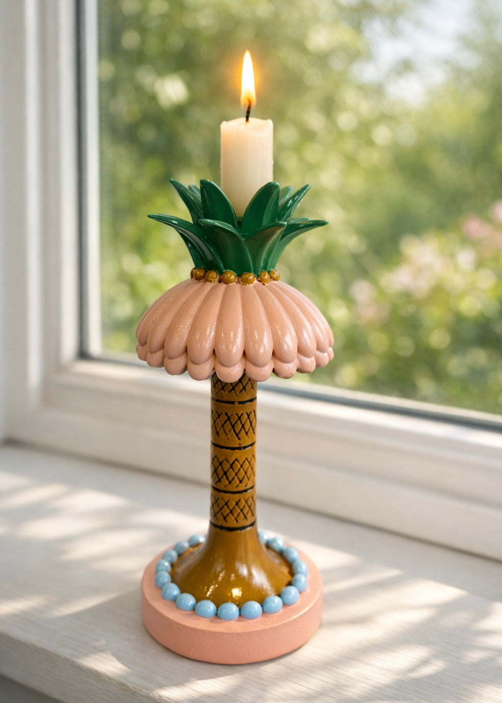 Kerzenständer 'Tropische Palme'