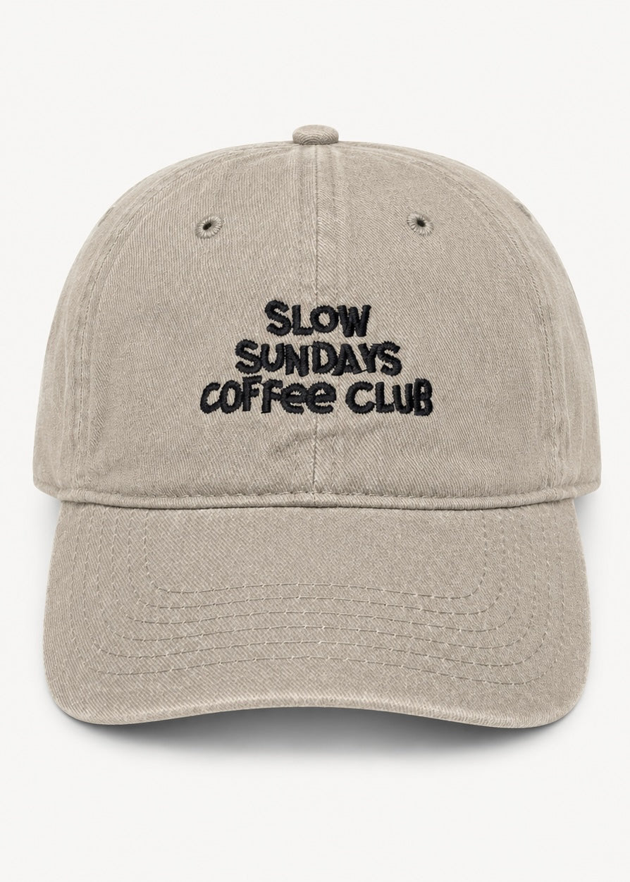 Cap 'Slow Sundays...' Khaki
