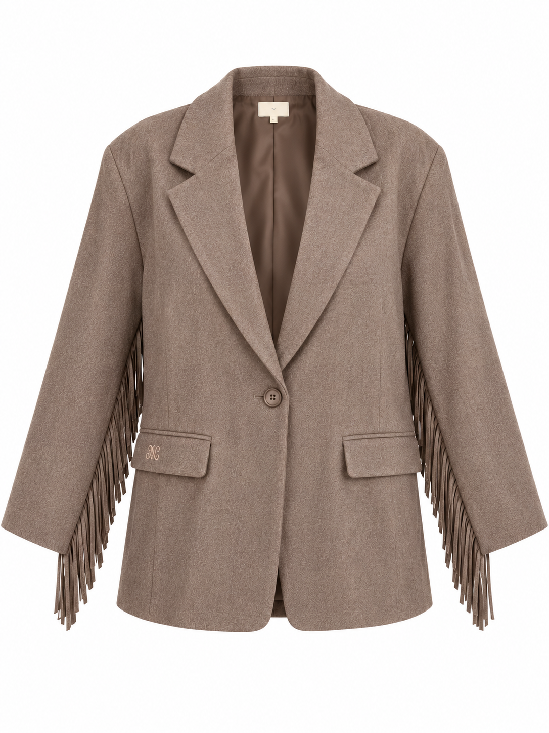 Jacke mit Fransen