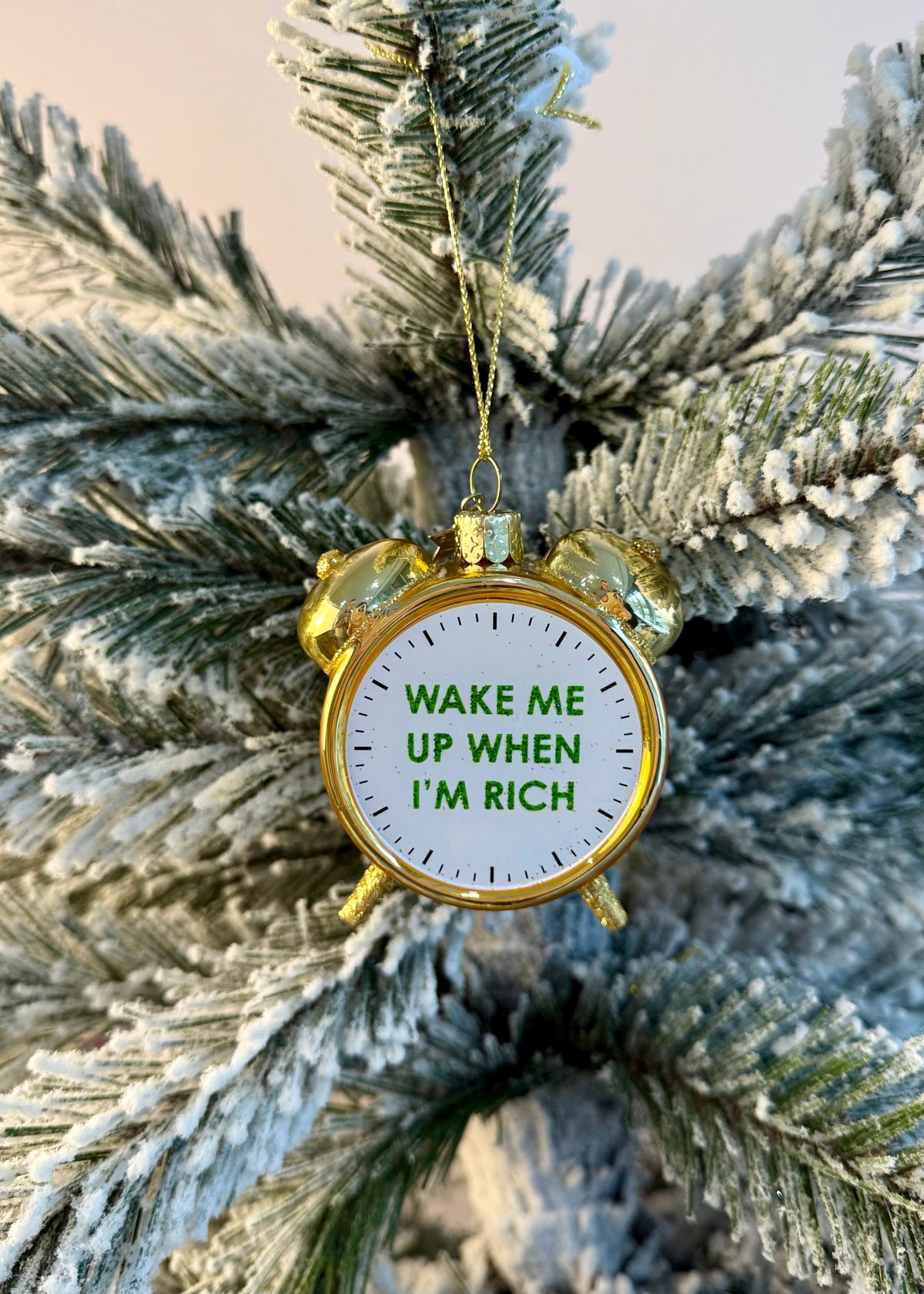 Christbaumanhänger 'Wecker'