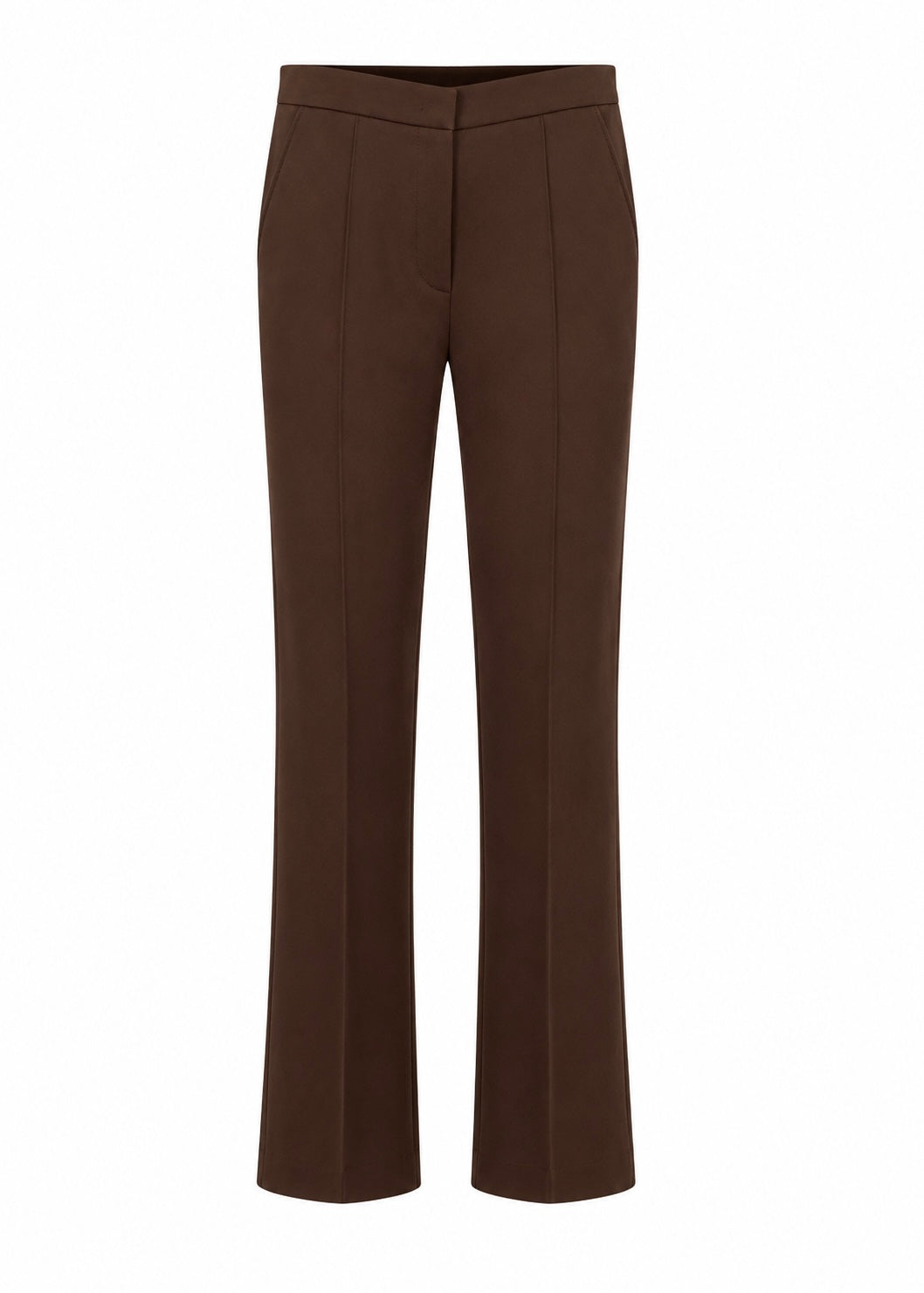 Bootcut-Hose 'Braun'