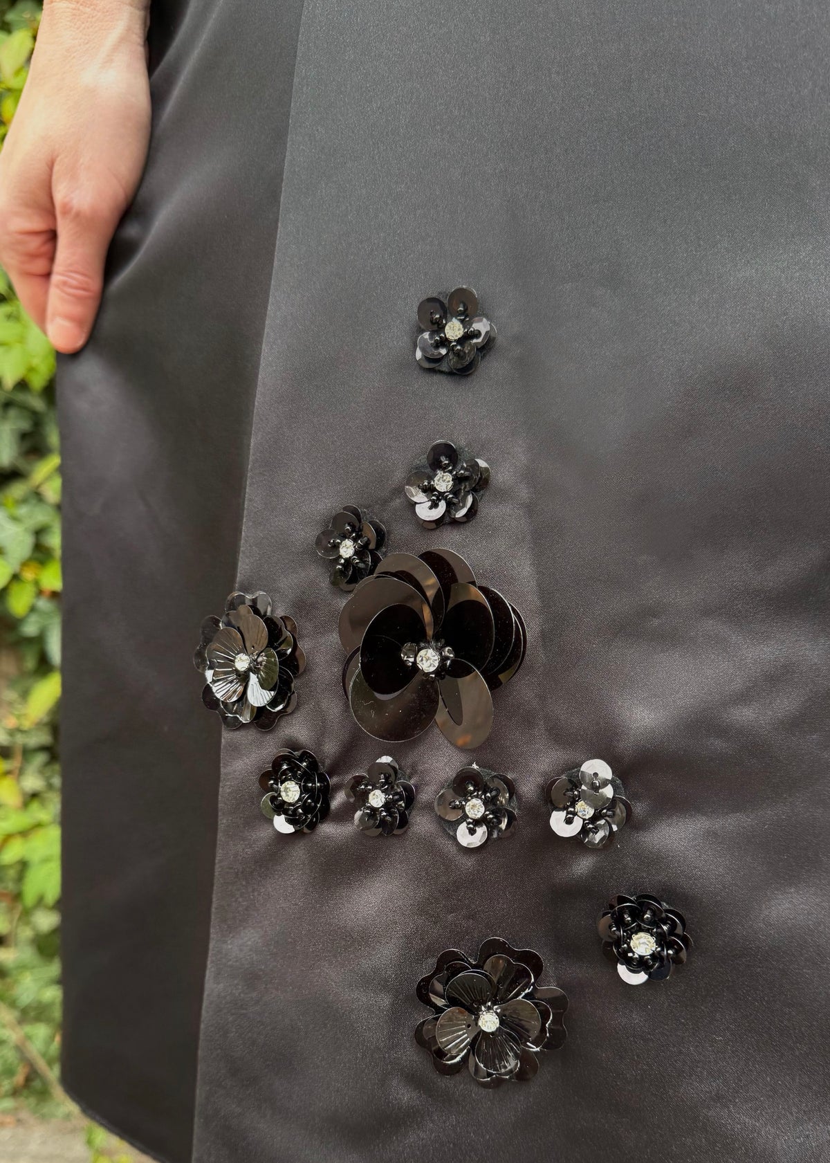 Maxi-Rock mit Pailletten