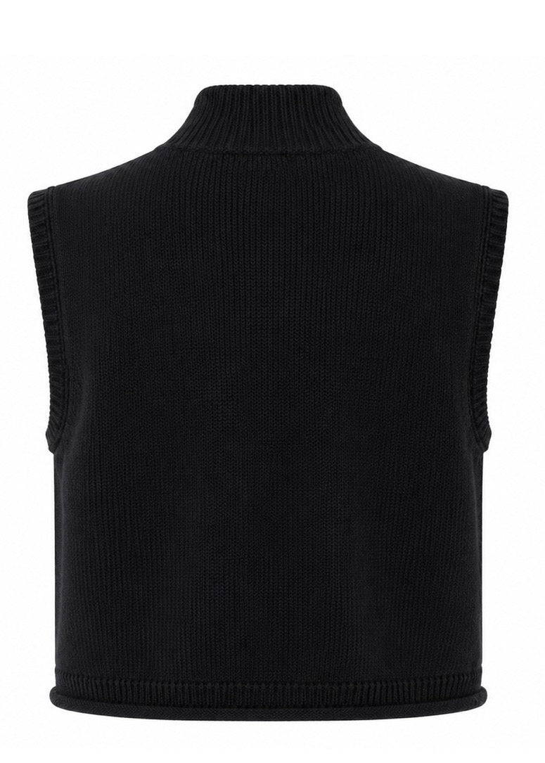 Strickweste 'Schwarz'