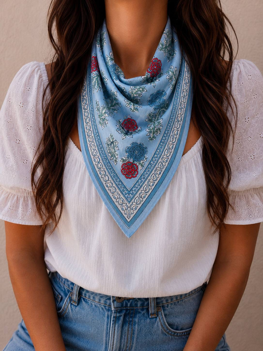 Tuch / Bandana 'Blau'