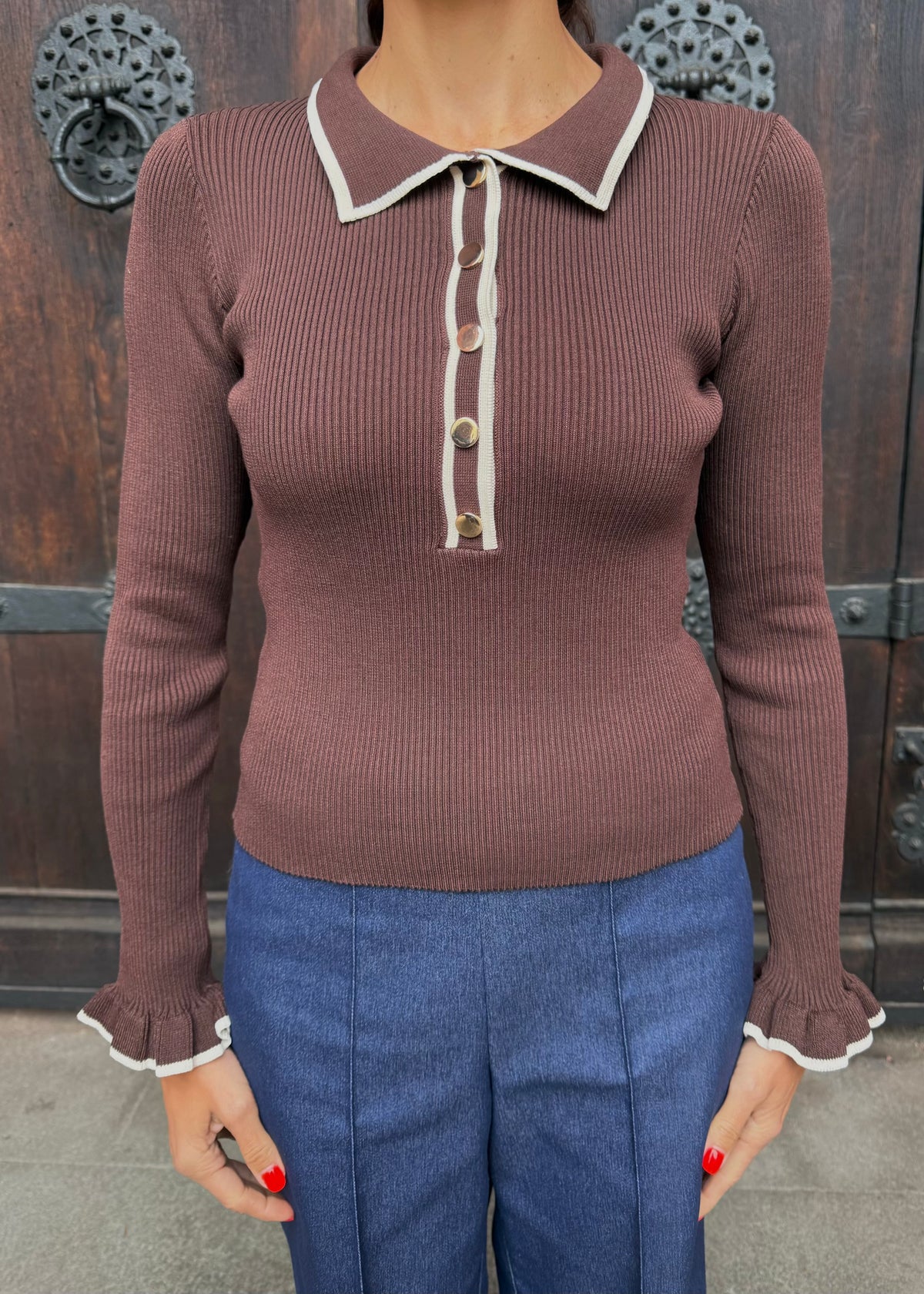 Poloshirt &#39;Braun&#39;
