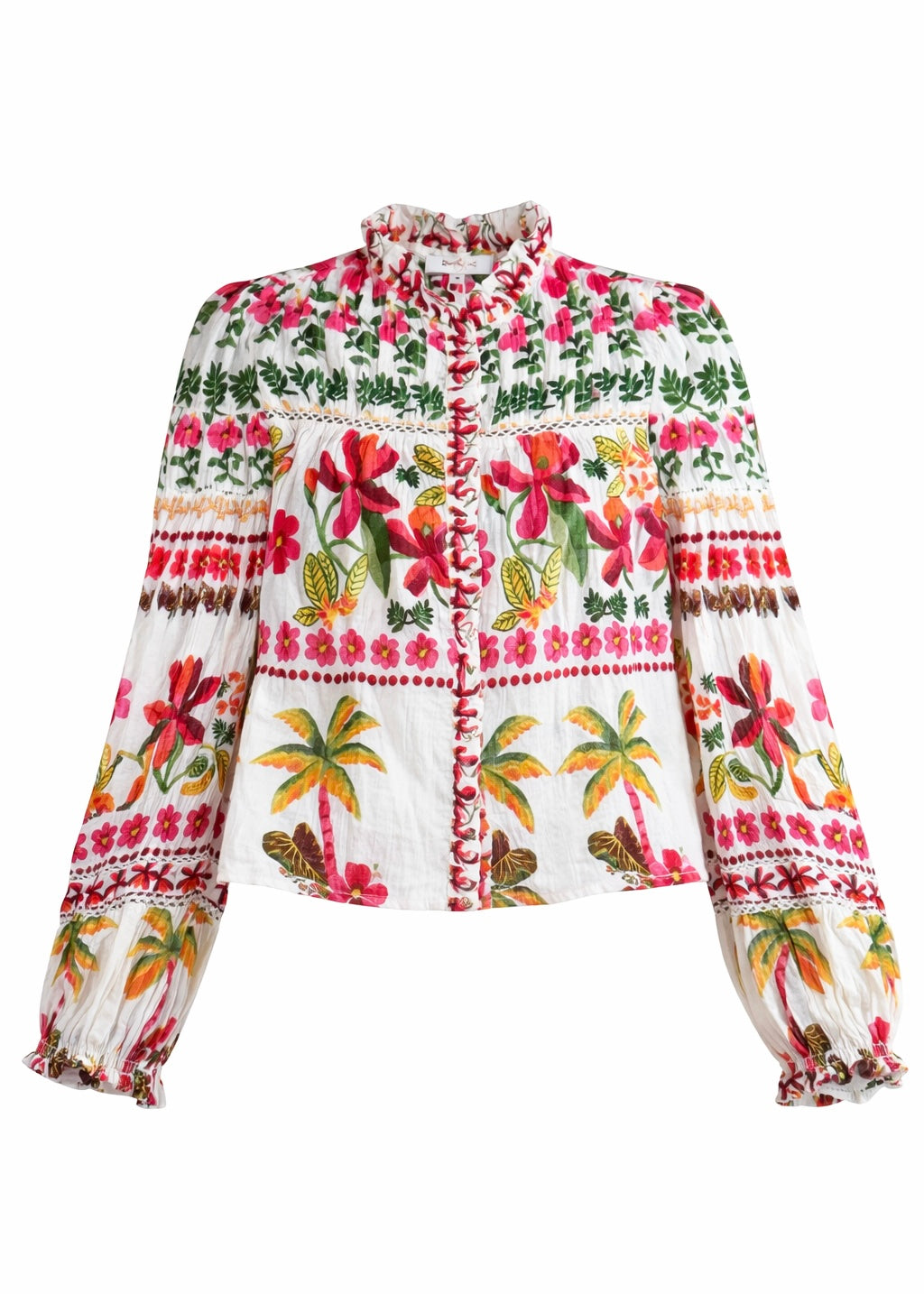 Bluse mit Blumenprint