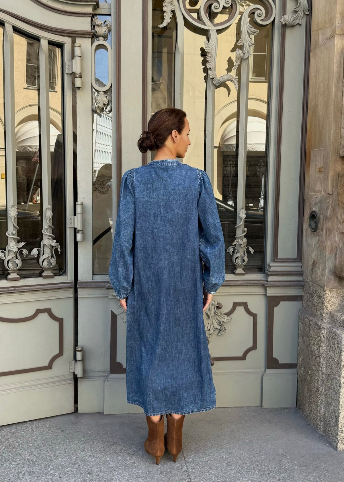 Midi-Jeanskleid &#39;Paris&#39;