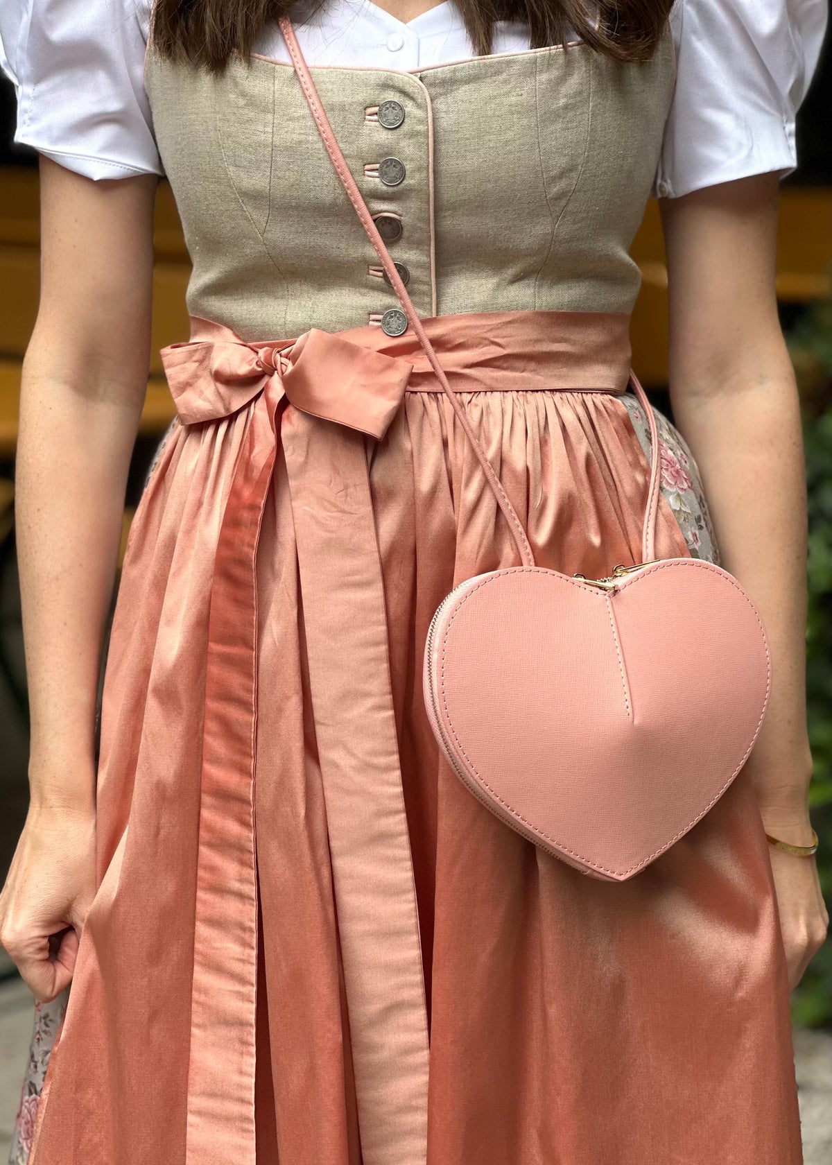 Schultertasche &#39;Herz&#39; Rosa