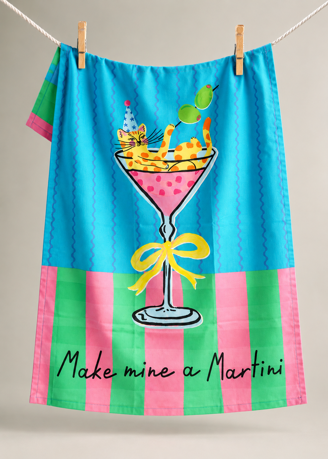 Geschirrtuch 'Martini'