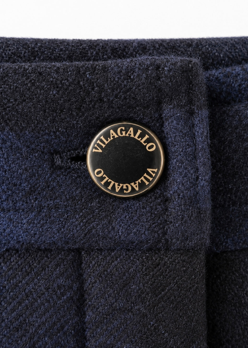 7/8 Hose mit Muschelsaum 'Vichy Karo'