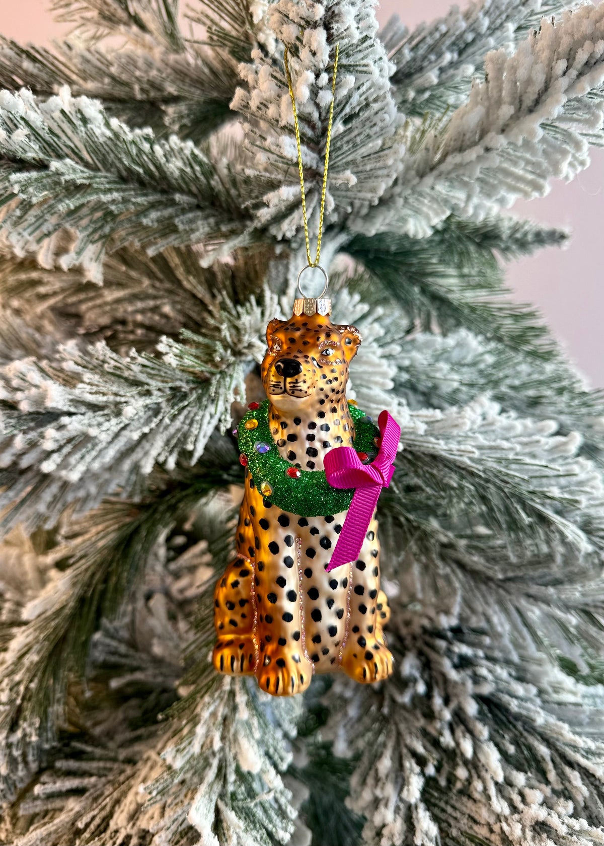 Christbaumanhänger 'Leopard'