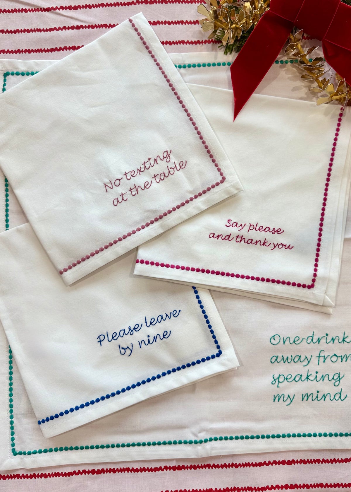 Stoff-Servietten 4er Set