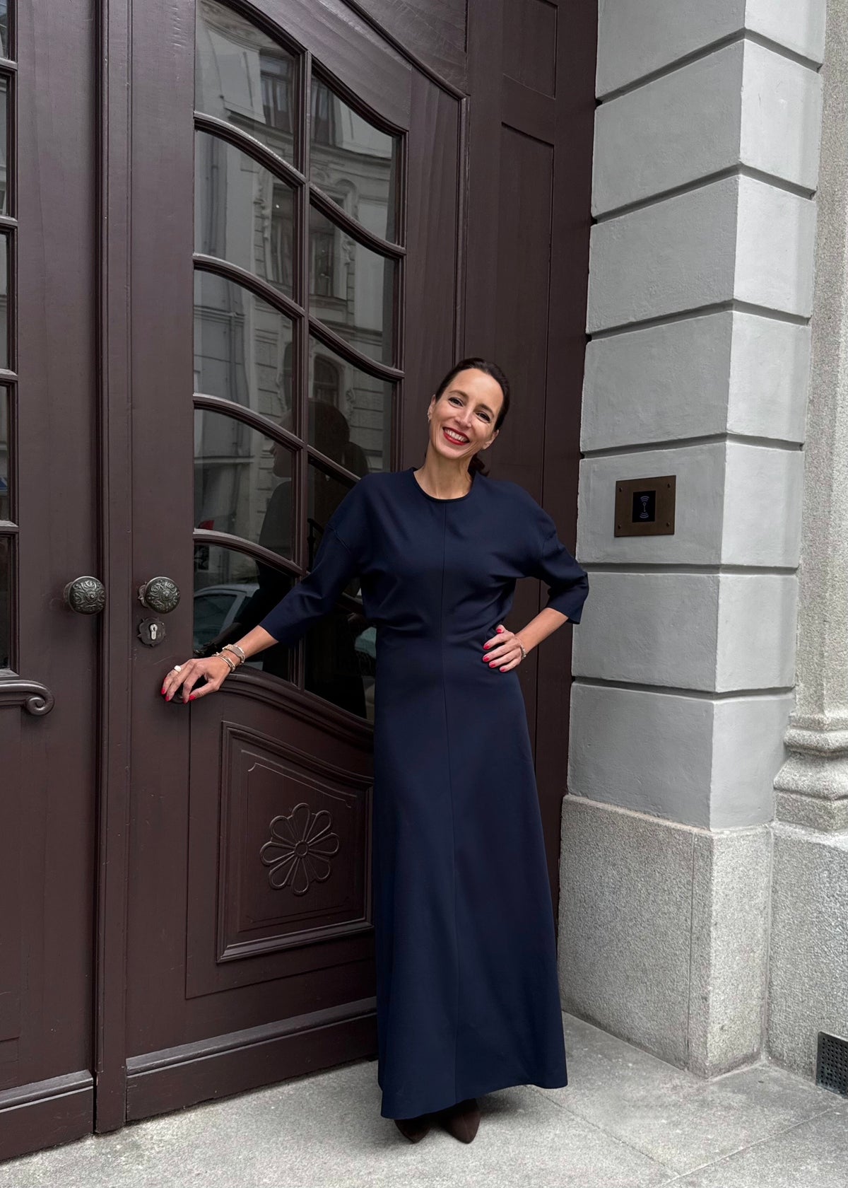Maxi-Kleid &#39;Navy&#39;