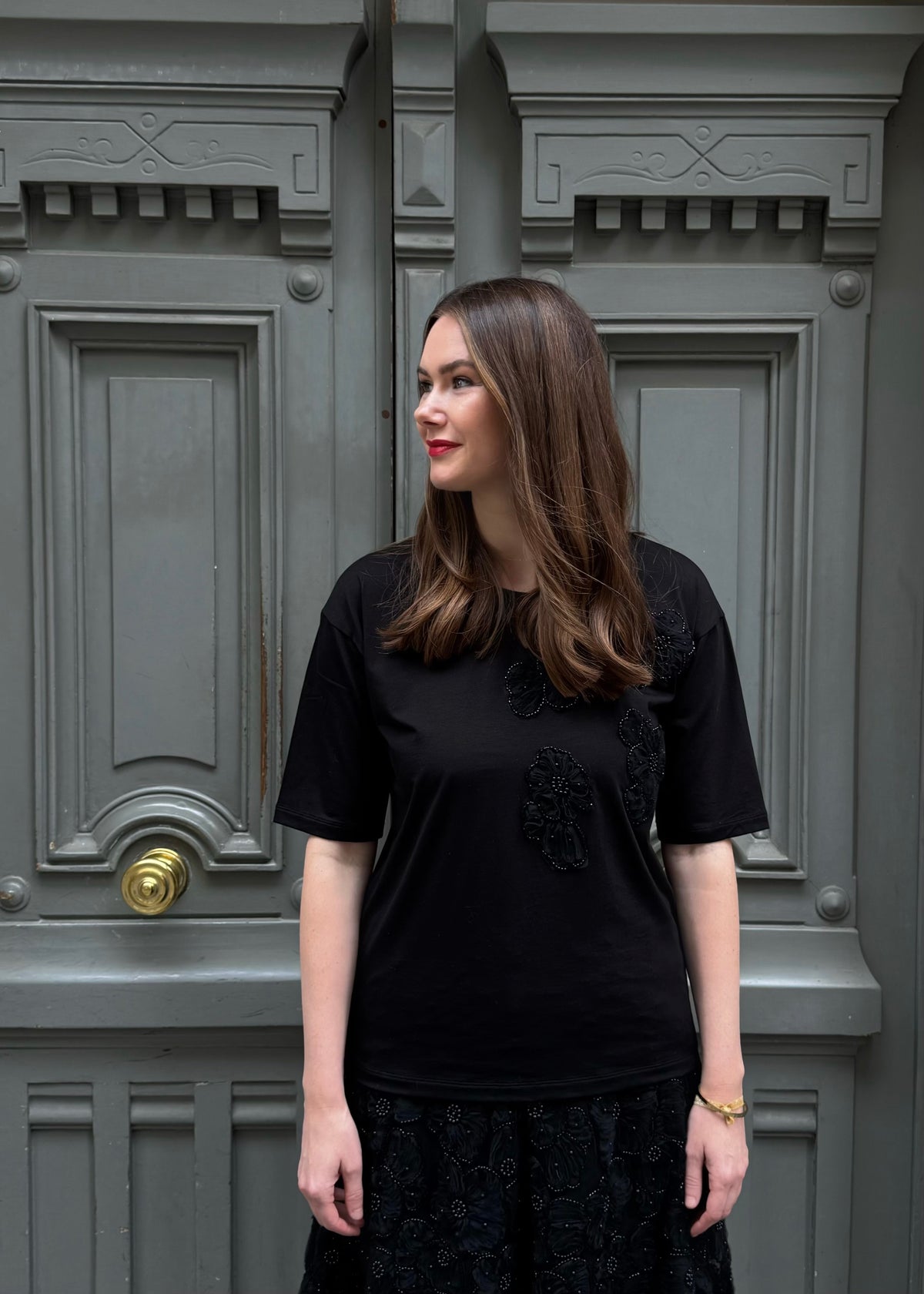 T-Shirt mit Spitze