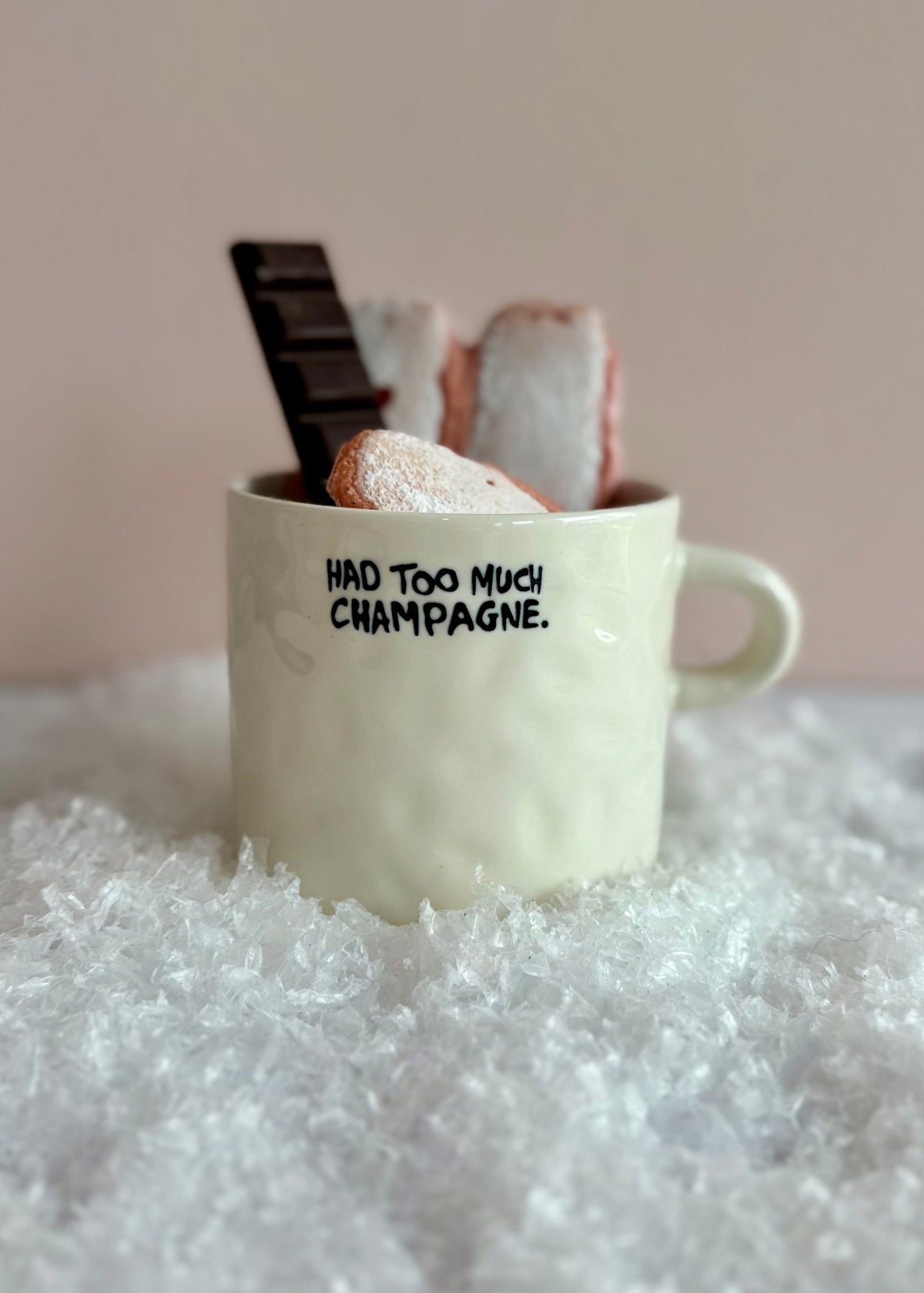 Tasse 'Had too much champagne'