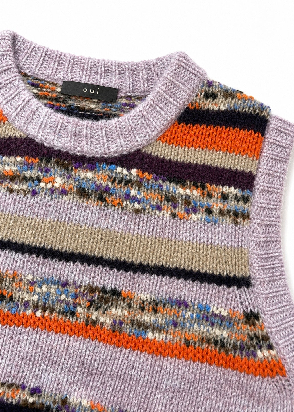 Pullunder 'Lilac-Stripes'