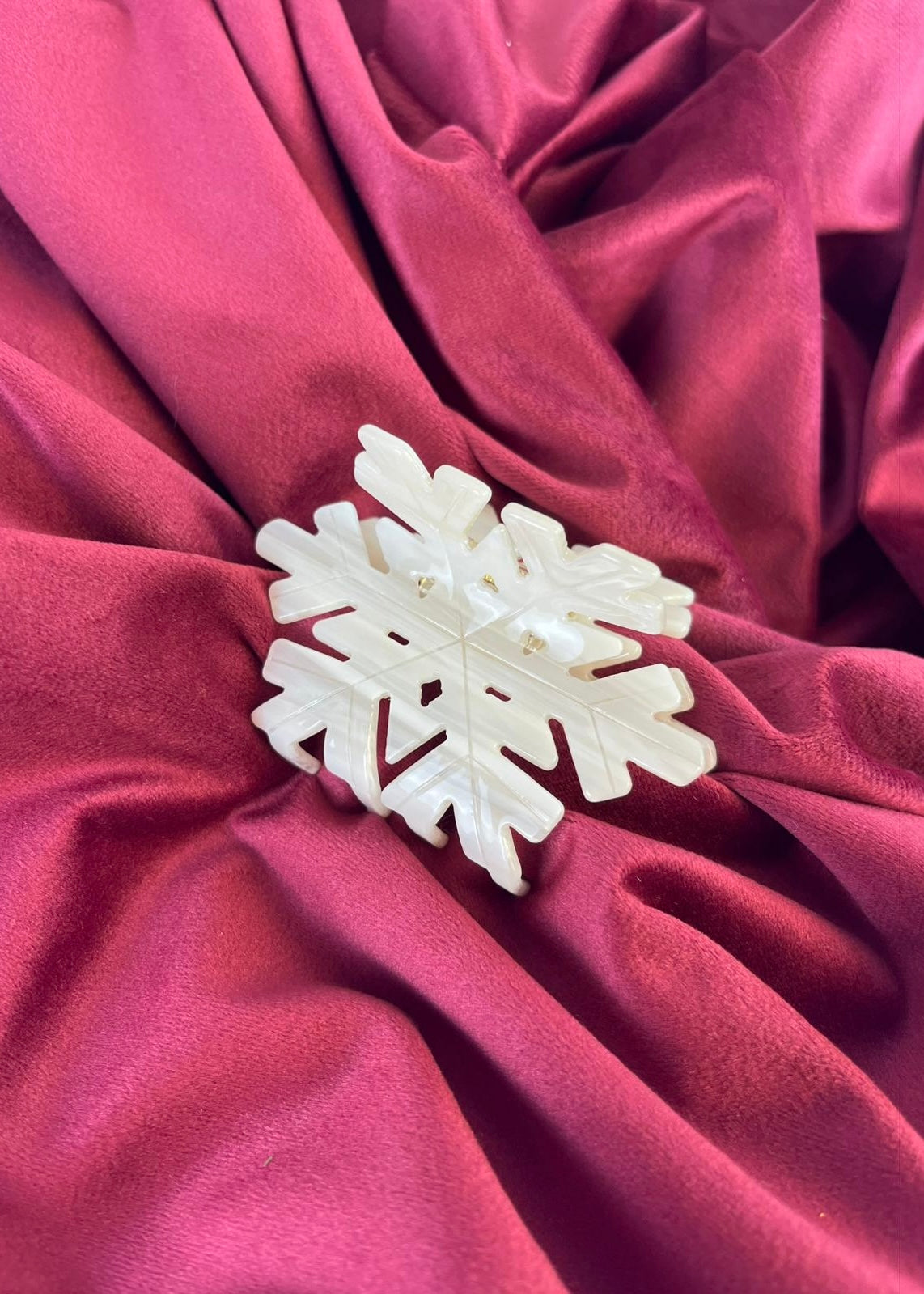 Haarklammer 'X-Mas Schneeflocke'