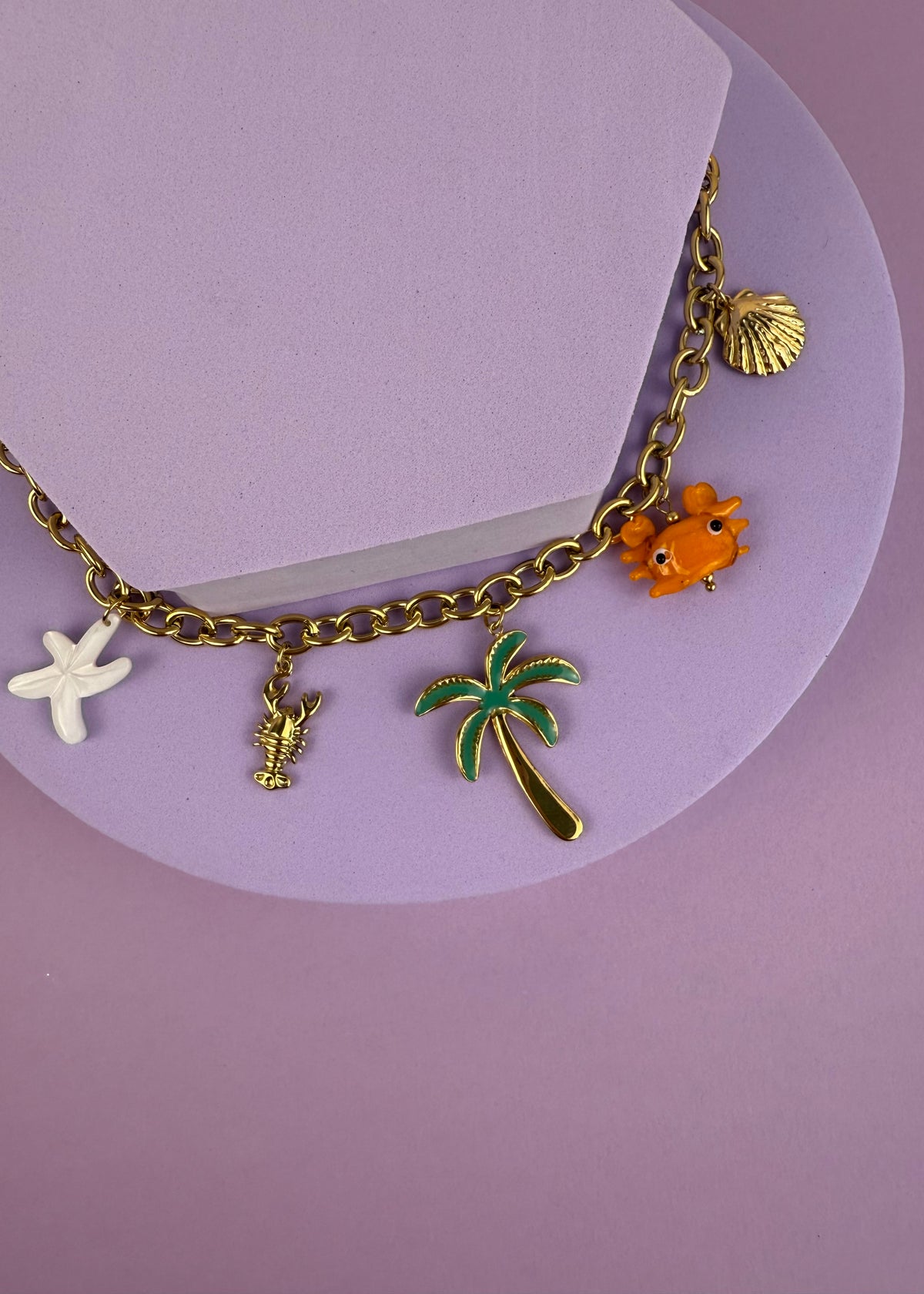 Kette mit Anhänger &#39;Krebs&#39;