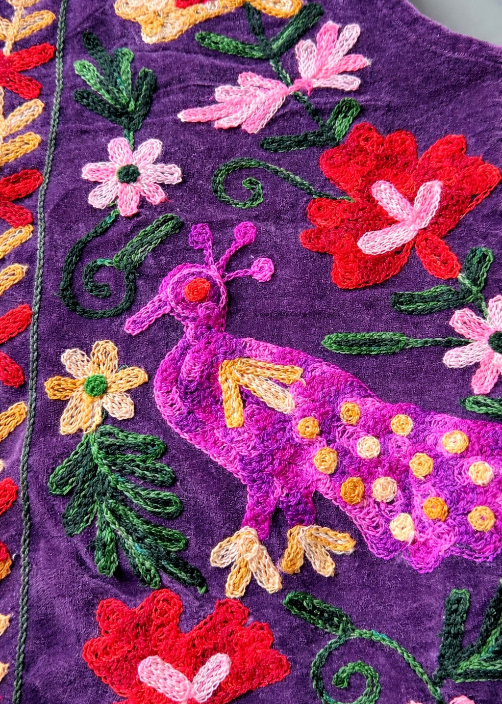 Bohoweste aus Samt 'Violet'