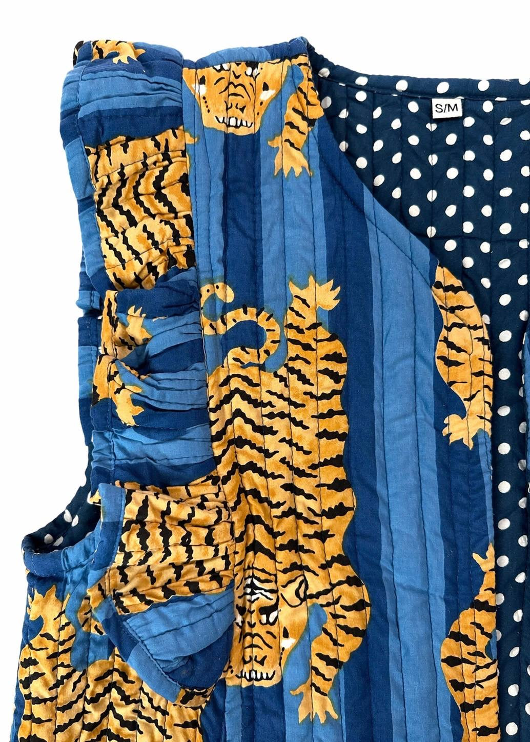 Weste 'Leo' Blau
